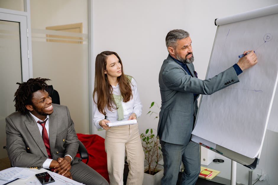 Professionals in a collaborative learning environment
